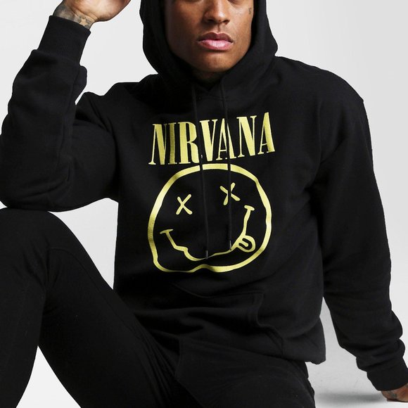 hoodie h&m nirvana
